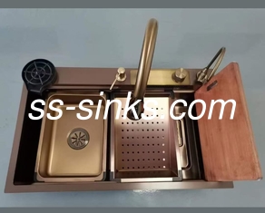 SS304 شبکه محافظ بالای کنتر رولینگ سیاه دست ساز آشپزخانه