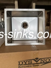 سیاه / طلا / نقره / طلایی طلایی دست ساز آشپزخانه سینک مساوی حوضچه عمق 220mm