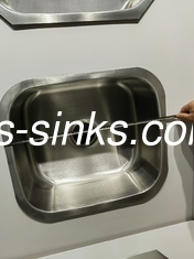 برش ss201 کوچک واحد کاسه زیرپوش استیل آشپزخانه دوش