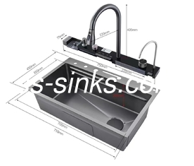 سینک آشپزخانه بالا برای کابینت 36 اینچ 21 سانتی متر عمق کاسه 3 سوراخ شیر و بیشتر