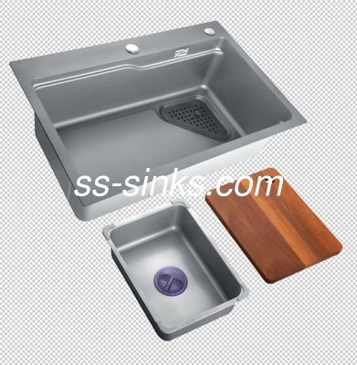 سینک آشپزخانه زاویه ای پولیش شده فولاد ضد زنگ گج 18G برای آشپزخانه های فشرده