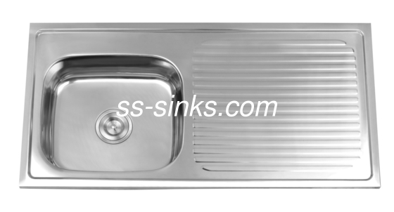 OEM اندازه بالا نصب آشپزخانه سینک واحد کاسه با مخزن کمترین کابینت اندازه 33 اینچ