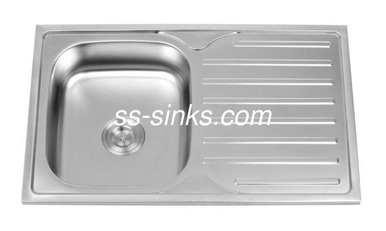 OEM اندازه بالا نصب آشپزخانه سینک واحد کاسه با مخزن کمترین کابینت اندازه 33 اینچ