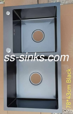 فولاد ضد زنگ 33×22 دو قاشق آشپزخانه دست ساز