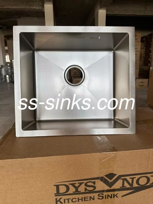 سیاه / طلا / نقره / طلایی طلایی دست ساز آشپزخانه سینک مساوی حوضچه عمق 220mm