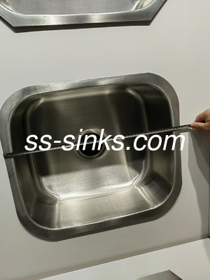 برش ss201 کوچک واحد کاسه زیرپوش استیل آشپزخانه دوش