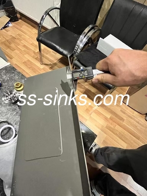 780*430mm و غیره ساختمان مدرن مستطیل آشپزخانه سینک ضد زنگ