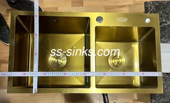 780*430mm و غیره ساختمان مدرن مستطیل آشپزخانه سینک ضد زنگ