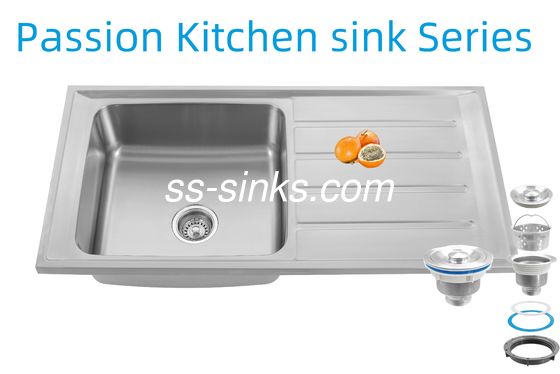 سینک آشپزخانه مدرن با تخت تخلیه برای آشپزخانه های مدرن