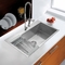 سینک ظرفشویی دست ساز R10 تک کاسه SS 33 اینچ*22 اینچی با سینی قابل تنظیم