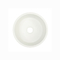 سینک آشپزخانه سنگ کوارتز تک کاسه گرد رنگ سفید برای دهانه تخلیه حمام 3-1/2 اینچ