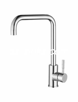 شیر سینک آشپزخانه با دسته متحرک کروم 1.8 گالن در دقیقه