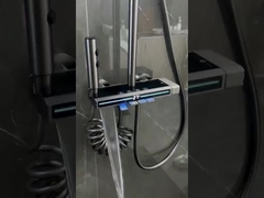 OEM سیاه برش شده نیکل فولاد ضد زنگ دوش مجموعه دیوار نصب